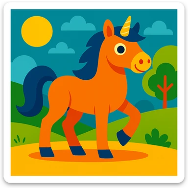 Unicorn sticker