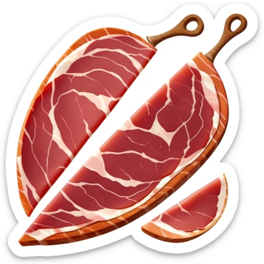 Iberian ham, Spanish jamón ibérico sticker