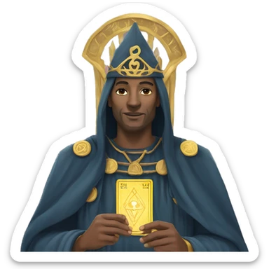 tarot card hierophant sticker
