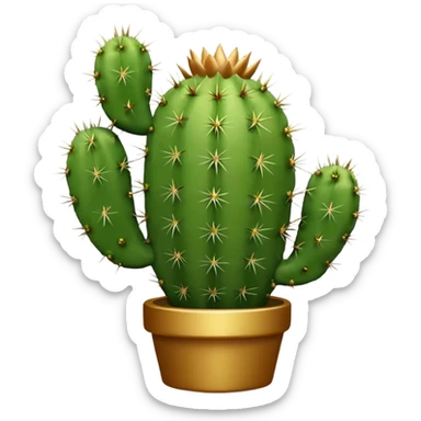 cactus trophy sticker