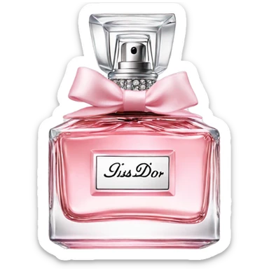 Miss dior perfume sticker