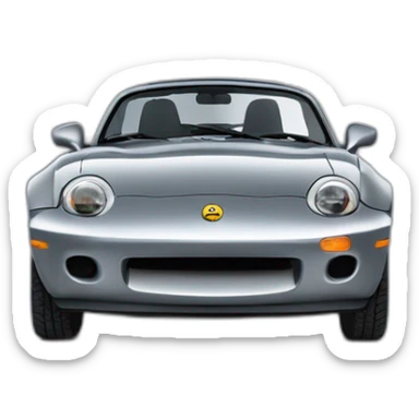 MX5 première génération grise avec phare clapet sticker