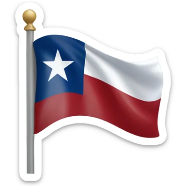 State of Texas flag sticker