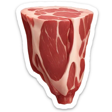 meat piece sticker