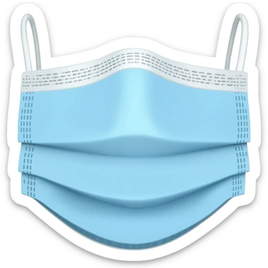 Medical mask sticker