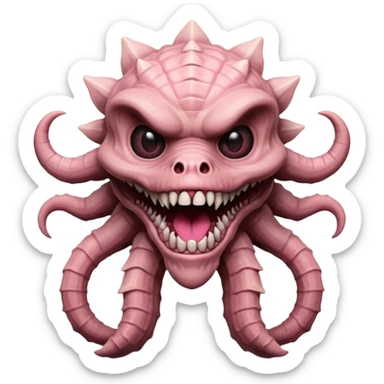 Demogorgon from stranger things sticker