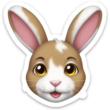 Bunny fursona  sticker