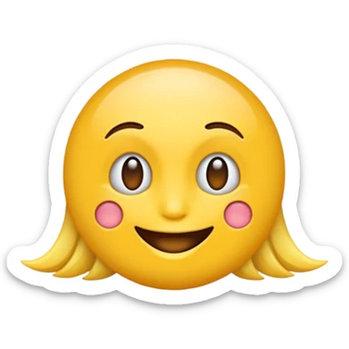 Maracujá estilizado, amarelo vibrante, traços simples em estilo emoji, fundo transparente. sticker