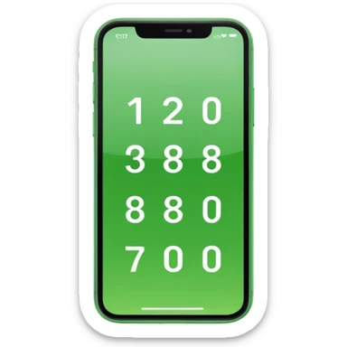 phone number sticker