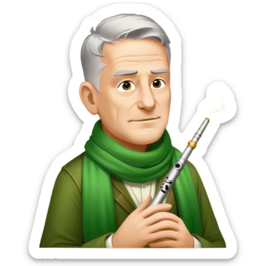 Celtic Piper sticker