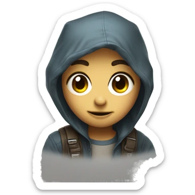 A cute character from the game STALKER sticker