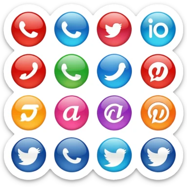 redes sociales sticker