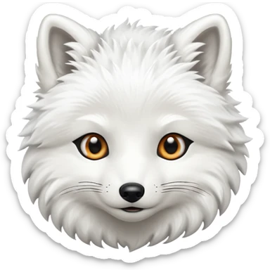 arctic fox sticker