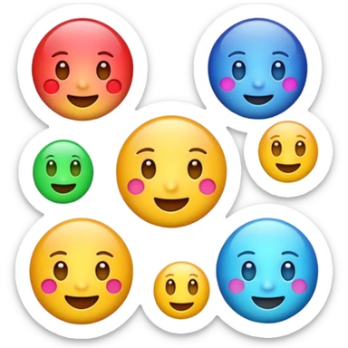 Emoji ai model sticker