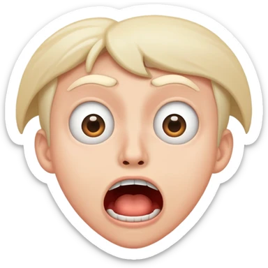 Panicked dead sticker