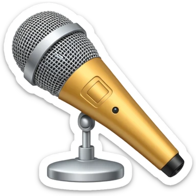 microphone sticker