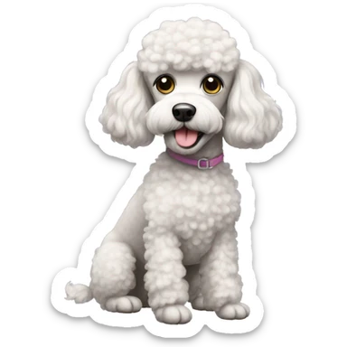 Poodle  sticker