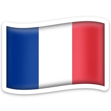 Drapeau français avec la croix de lorraine sticker