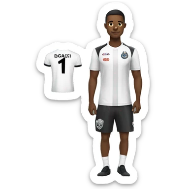 Homem usando Camisa do corinthians  sticker