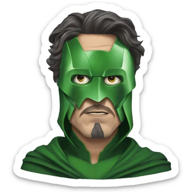 robert downey jr as victor von doom sticker