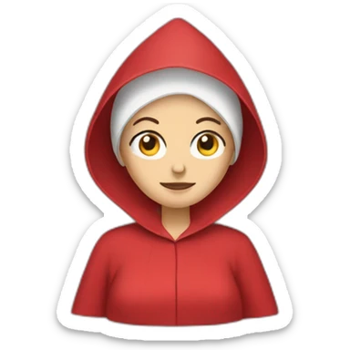 Handmaids tale only head from front sticker