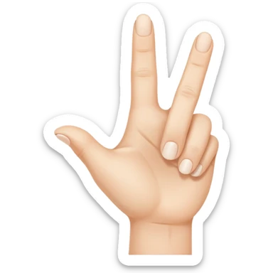 Loser hand l emoji sticker