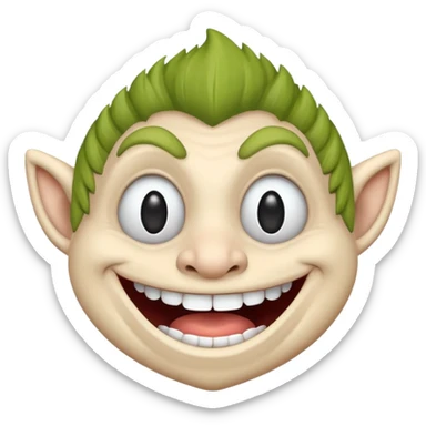 Troll face sticker