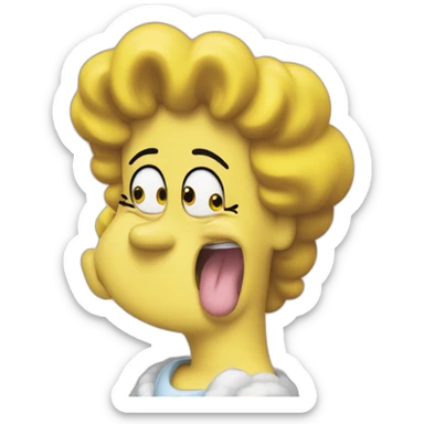 Marge Simpson Heureuse sticker