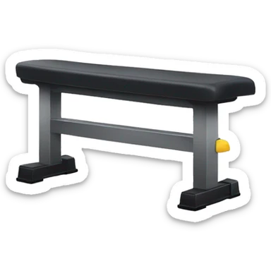 workout bench sticker
