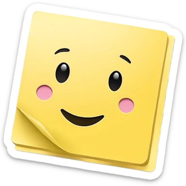 Post it note stationary  sticker