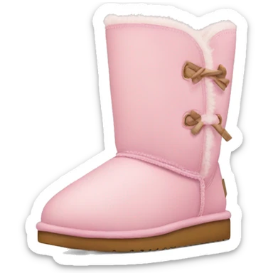 light pink uggs sticker