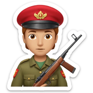 legionario del ejercito español con mi cara  sticker