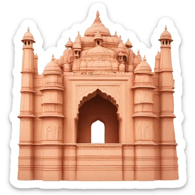 india architecture sticker