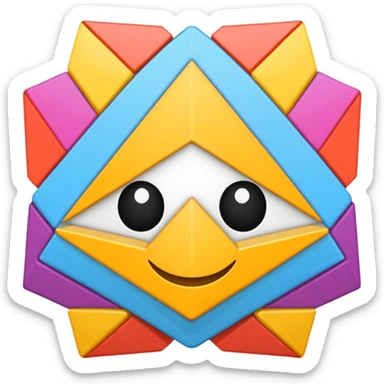 discord custom emoji for my discord bot main color #243279 sticker