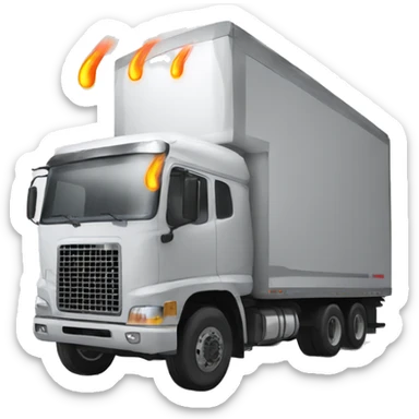 Thermal Heat detection of truck computer  sticker