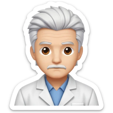 Professor Oak from Pokemon sticker