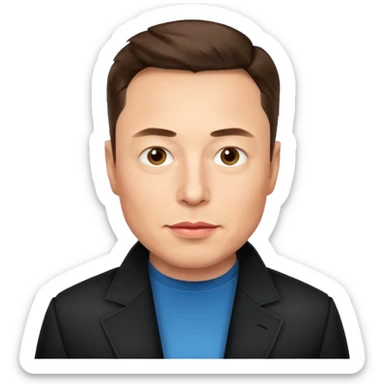 elon musk sticker
