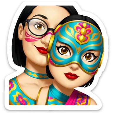 Luchador sticker