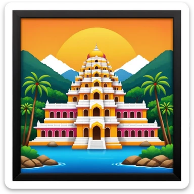 South India aesthetic sticker