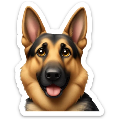 german shepherd  sticker