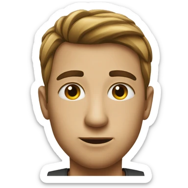 only side eyes looking right side sticker