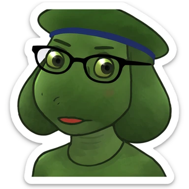 medium dark skin girl shocked sticker