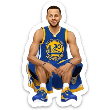 Stephen Curry night night sticker