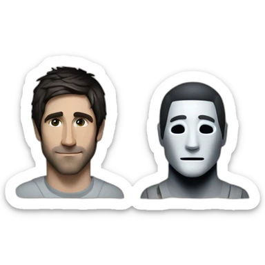 Jake Gyllenhaal and Donnie Darko meet sticker