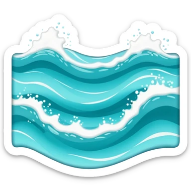 wave pool sticker