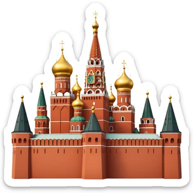 Moscow Kremlin sticker