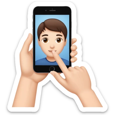 la main qui fais un selfie  sticker