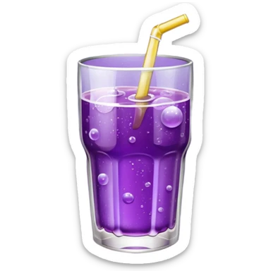Make a grape soda sticker