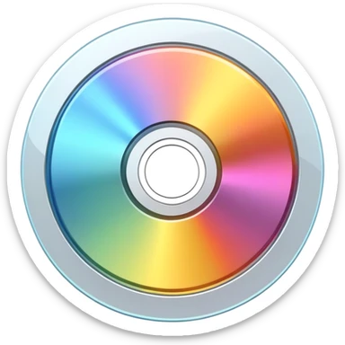 CD disk sticker
