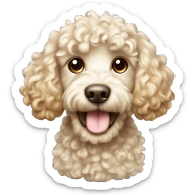 Cockapoo dog sticker